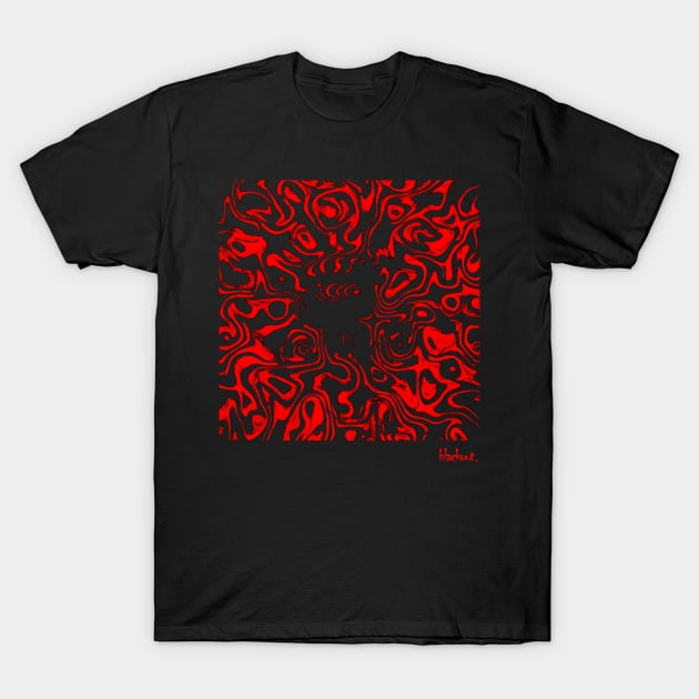 Vector Elemental Red in a Box by Blackout Design T-Shirt by Blackout Design